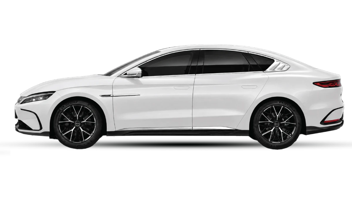 BYD Han — sedan điện hạng sang thuần điện, màu Pearl White
