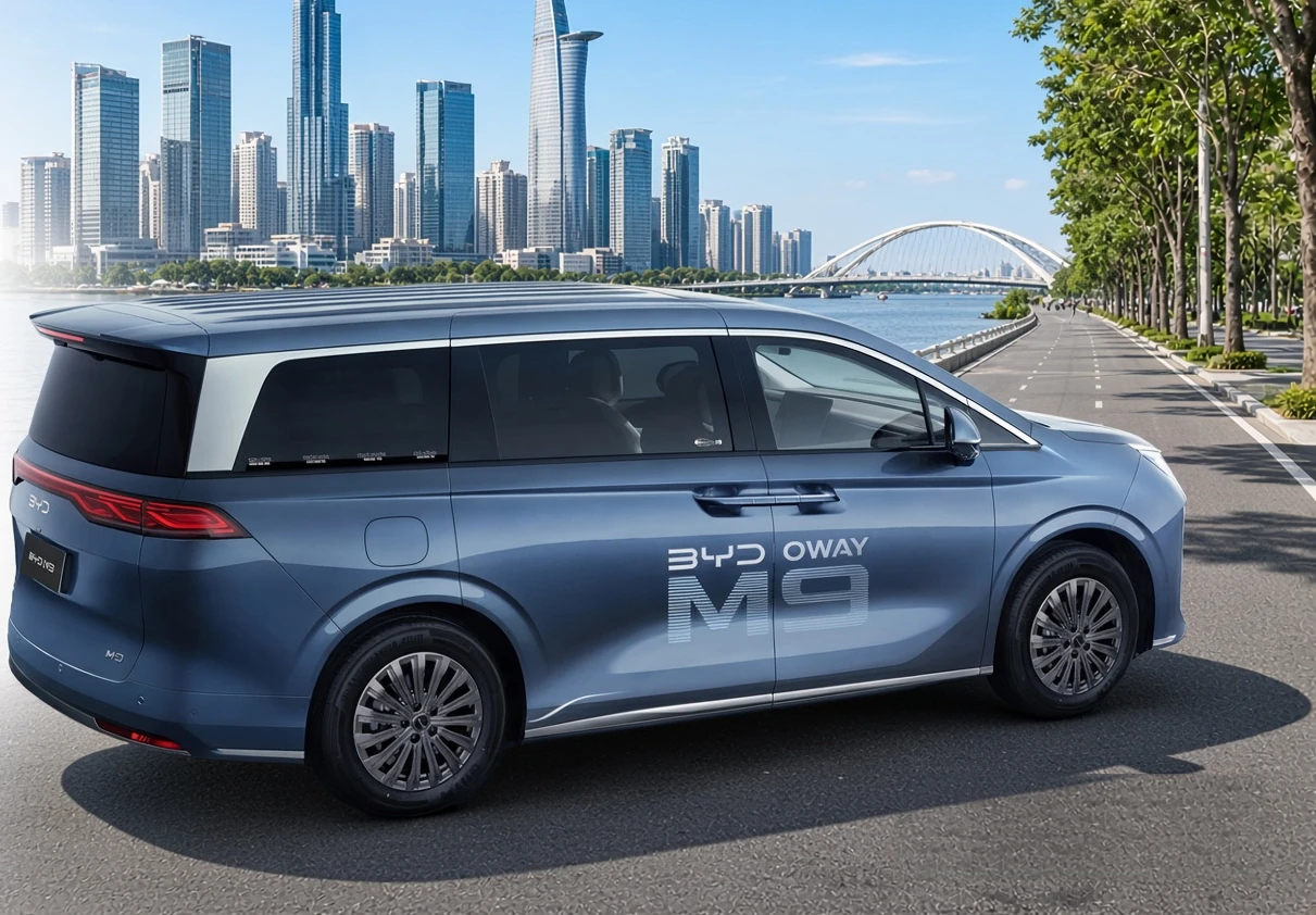 Xe lái thử BYD M9 của BYD OWAY tại Sài Gòn — đăng ký lái thử tận nơi