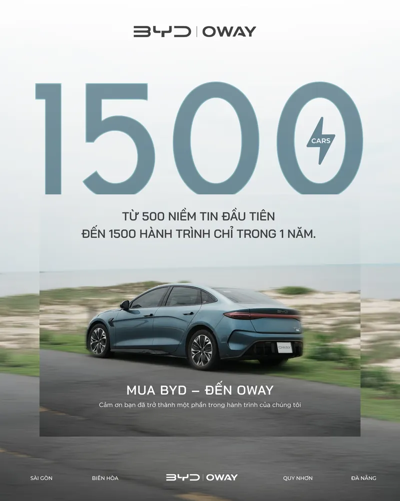 Từ 500 niềm tin đầu tiên đến 1.500 hành trình chỉ trong một năm