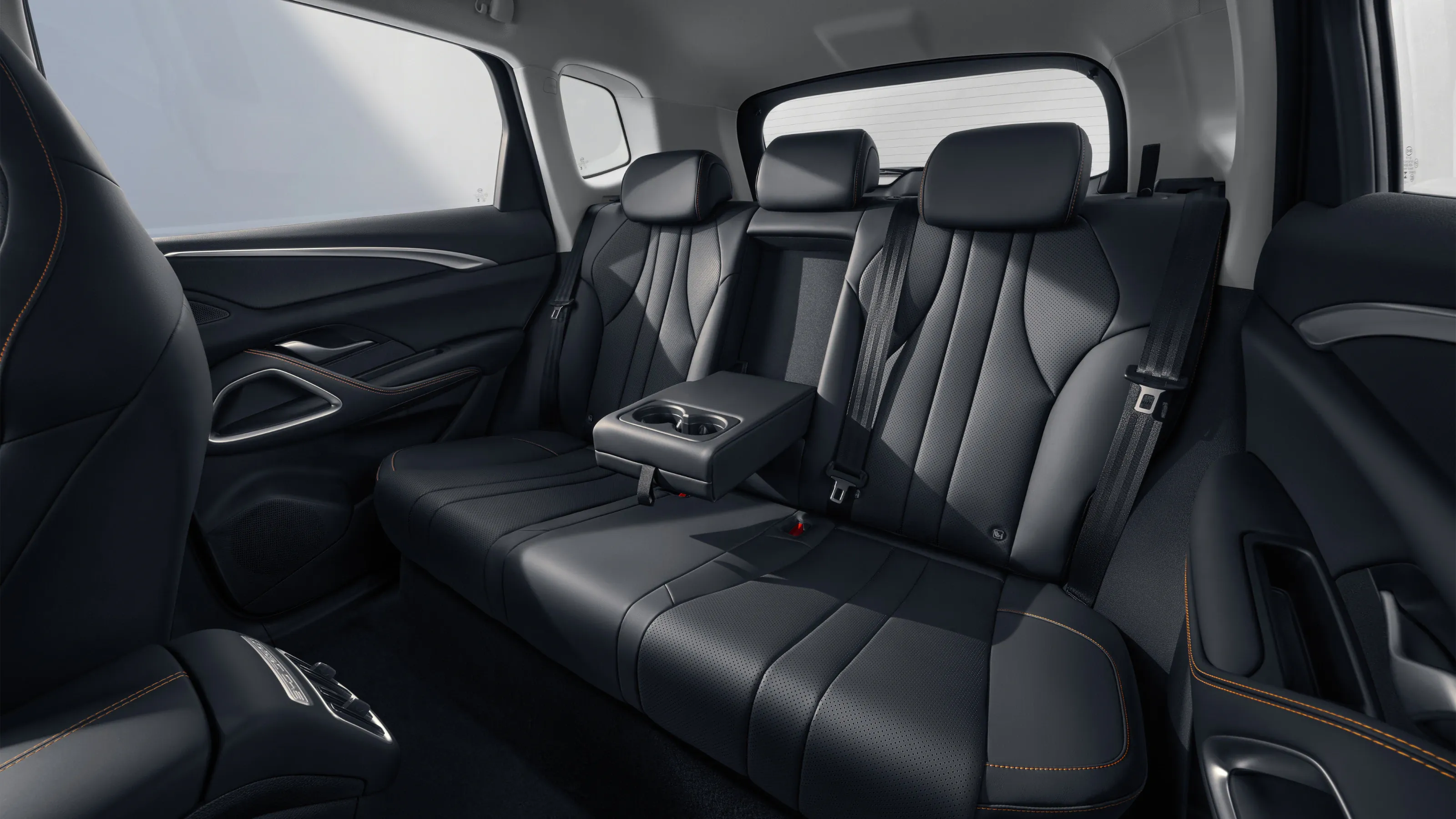 Hàng ghế sau BYD Sealion 5 bọc da thuần chay