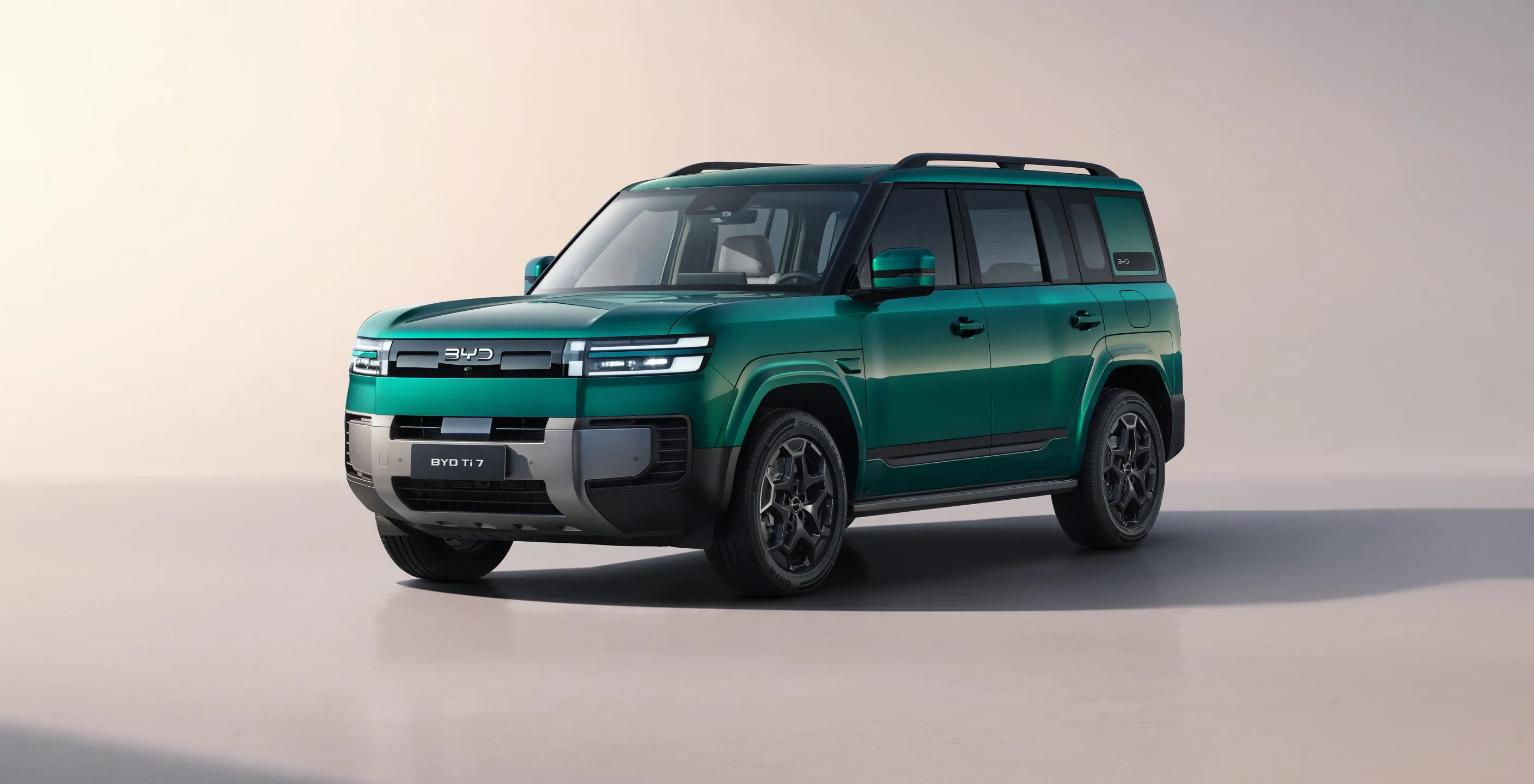 BYD Ti7 màu Jade Green